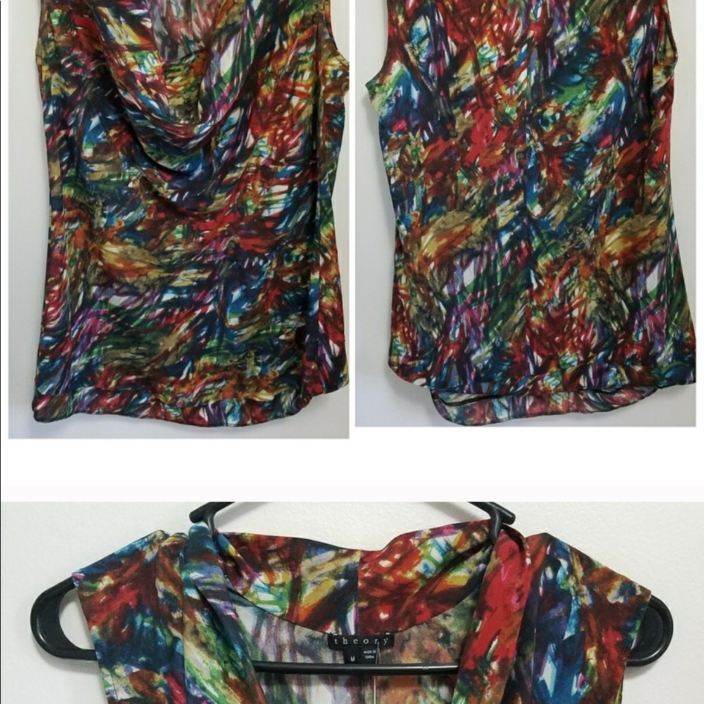 Theory NWT silk top